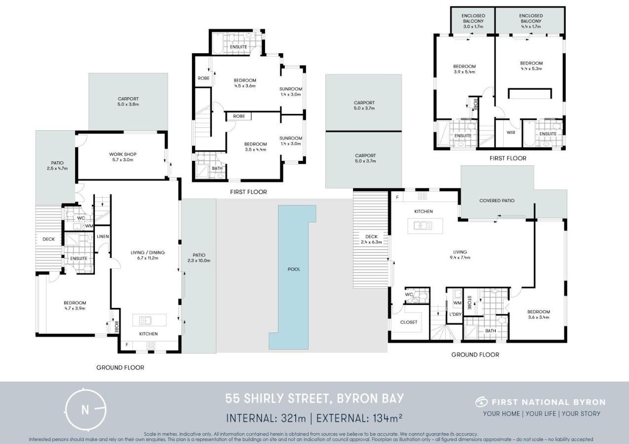 Aaman & Cinta Luxury Villas Byron Bay Eksteriør billede